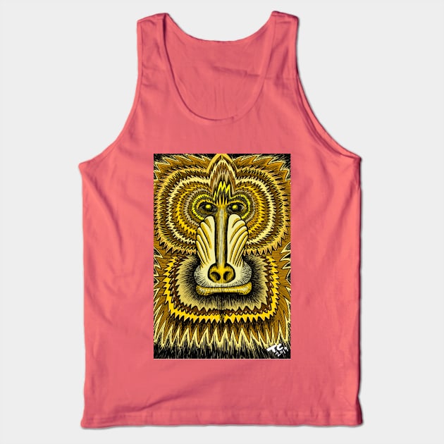 The Golden Ape Tank Top by doubletony